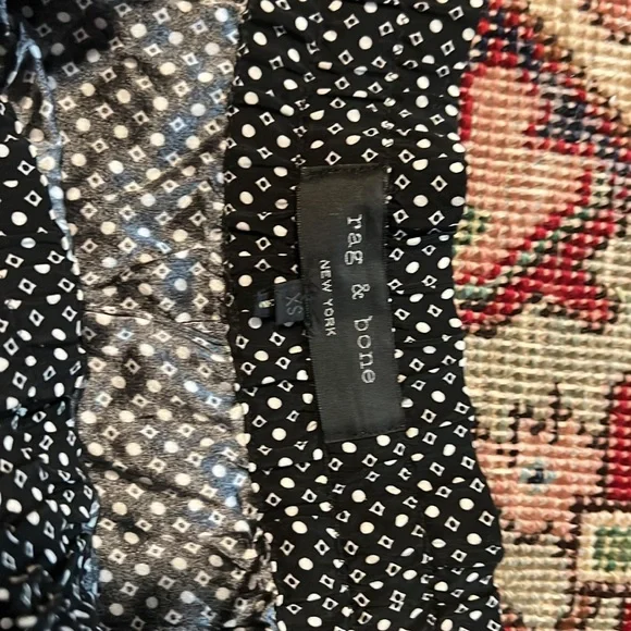 rag & bone silk print pants - Picture 4 of 8